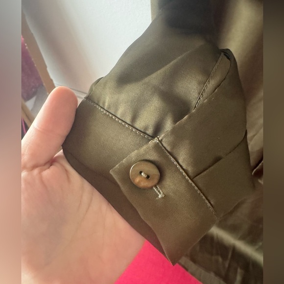 Forever New Green Long Sleeve Wrap Dress - Picture 9 of 16